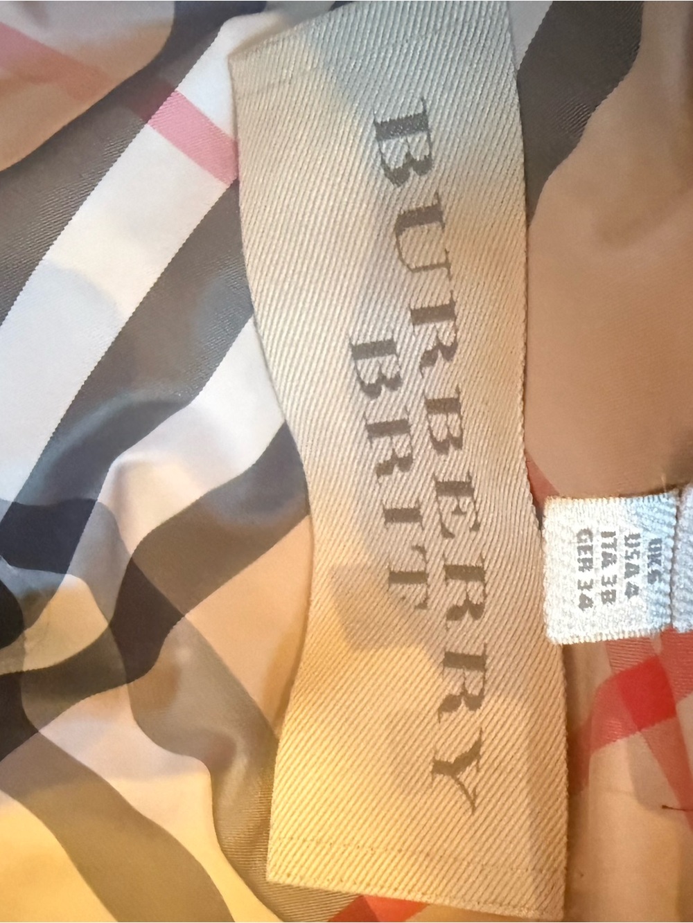 Burberry Black Hooded Raincoat with Signature Check Trim - Picture 5 of 13